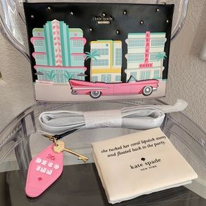 Kate Spade Checking In Car Sima Miami Art Deco Bag